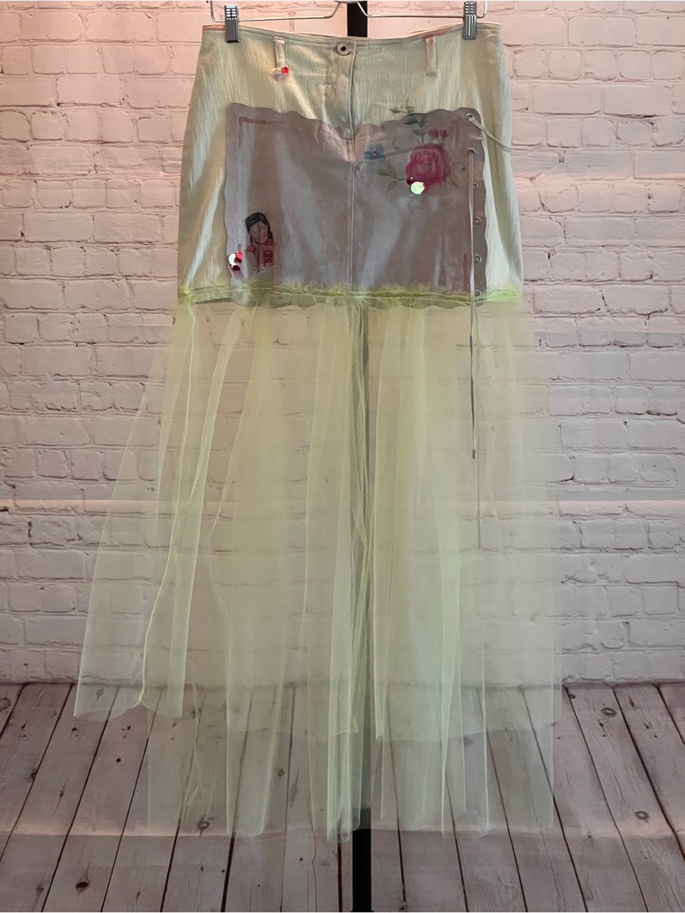 ❤️ One-of-a-Kind Artistic Tulle Maxi SKIRT